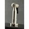 Kingston Brass Concord 2-Handle Bridge Kitchen Faucet W/Brass Side Sprayer, Nickel KS8278DLBS - alternate 6